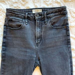 Abercrombie & Fitch Super Skinny Ankle High Rise Denim Jeans Curve Love size 26